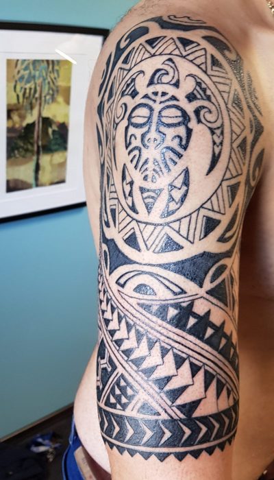 Maori sleeve tattoo
